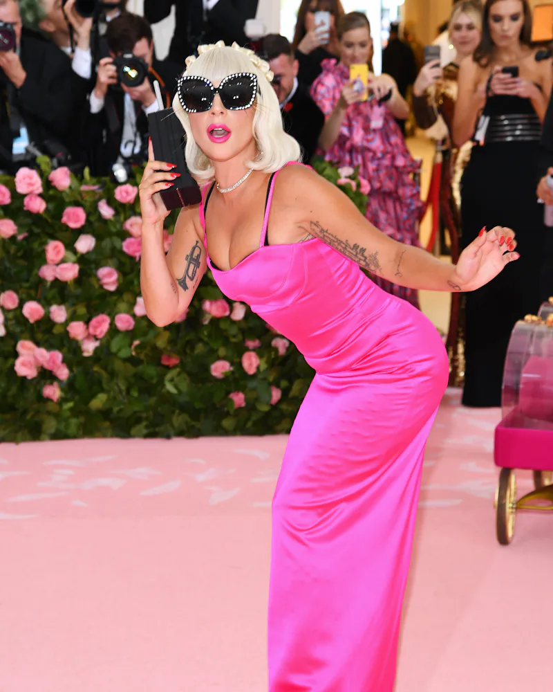lady gaga pink dress met gala Revisit Lady Gaga's Epic 2019 Met Gala EntranceAnd the Look That Launched 1,000 Memes