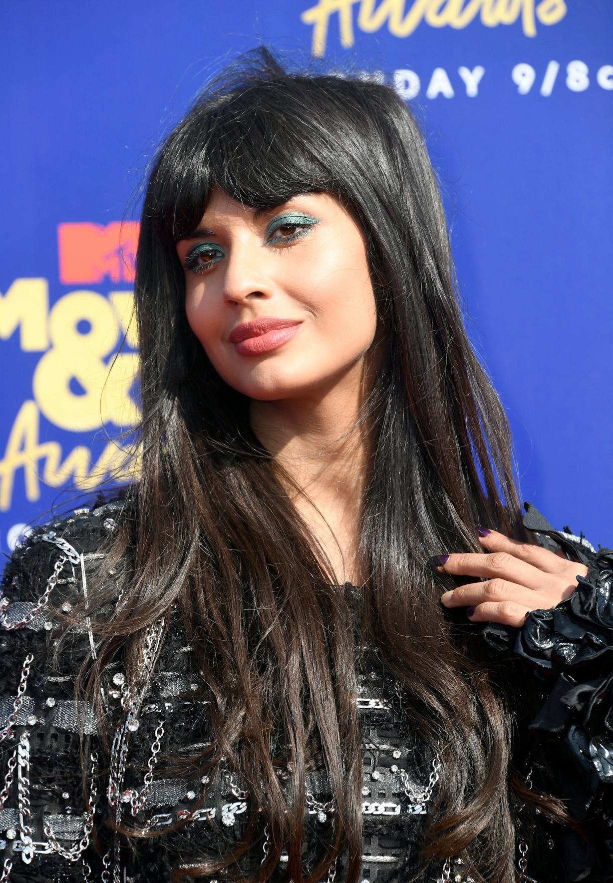 Jameela Jamil's 2019 MTV Movie & TV Awards Red Carpet Look Featured The