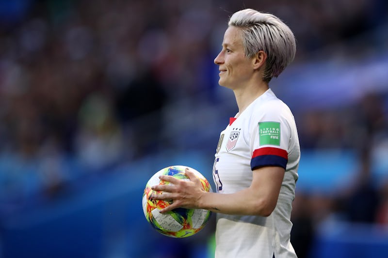 American soccer player Megan Rapinoe during a match