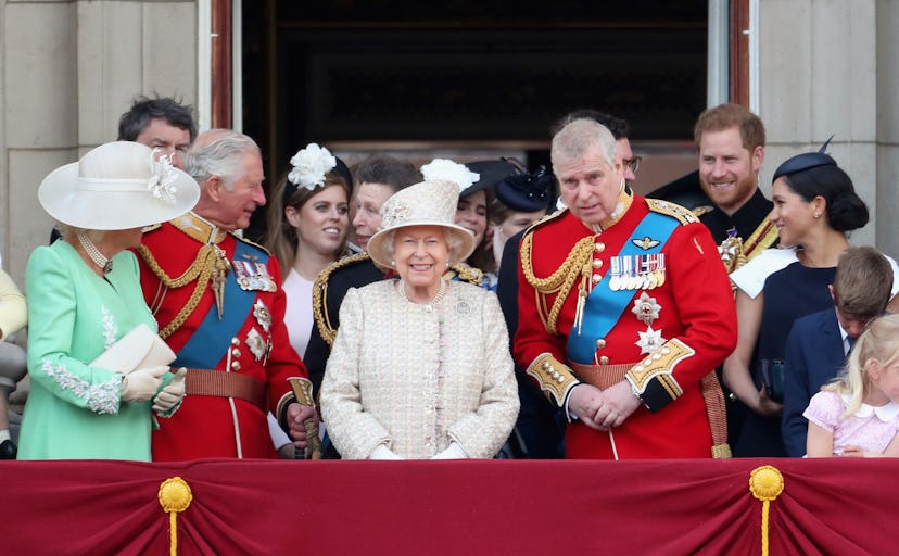 Queen Elizabeth II and the rest of the Royal Family