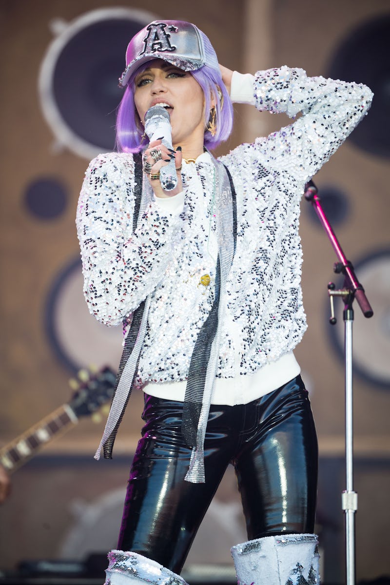 Miley Cyrus Performed As Ashley O At Glastonbury, Bringing Her ‘Black ...