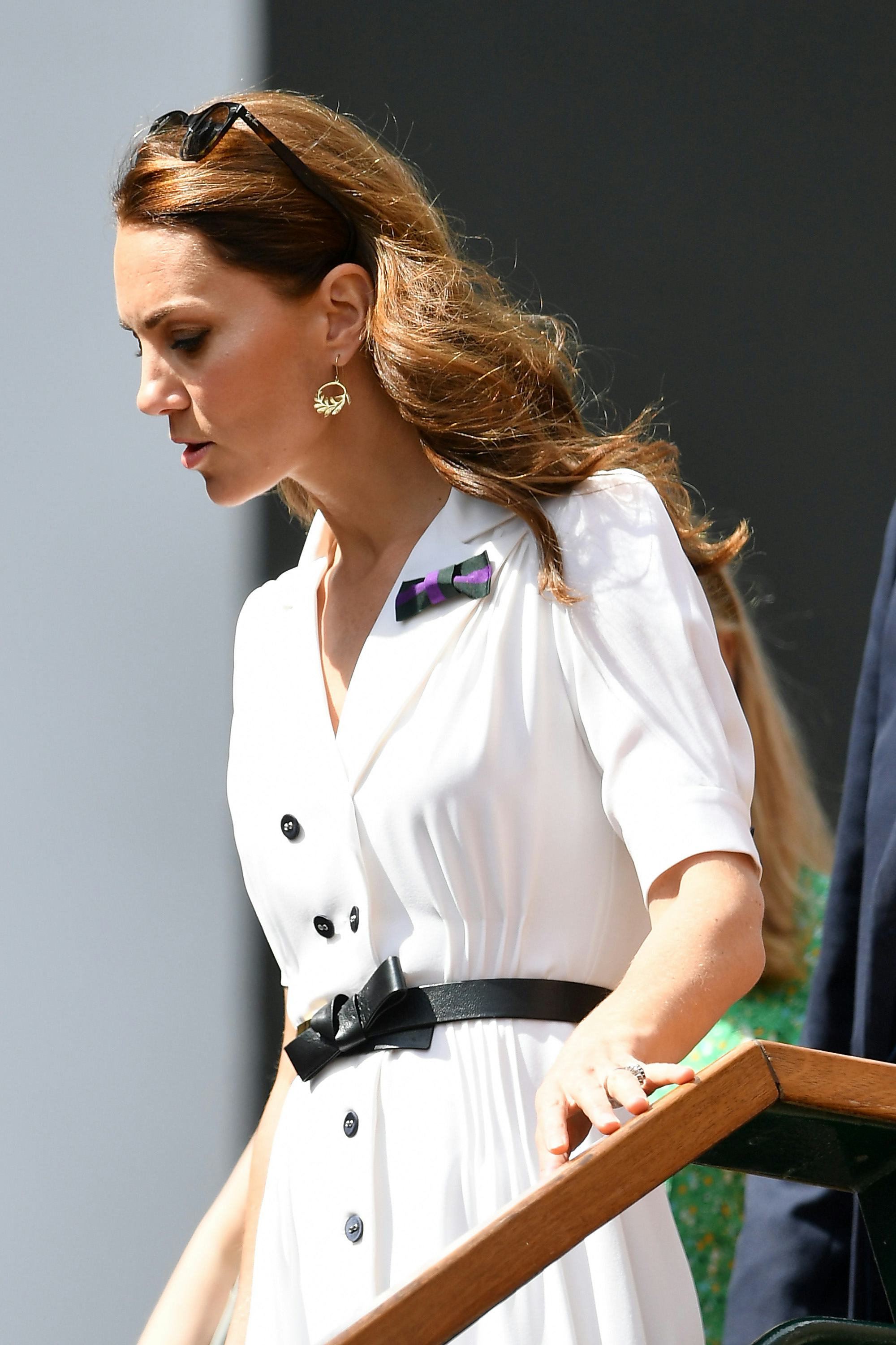 What Does Kate Middleton's Green & Purple Bow At Wimbledon Mean? The ...