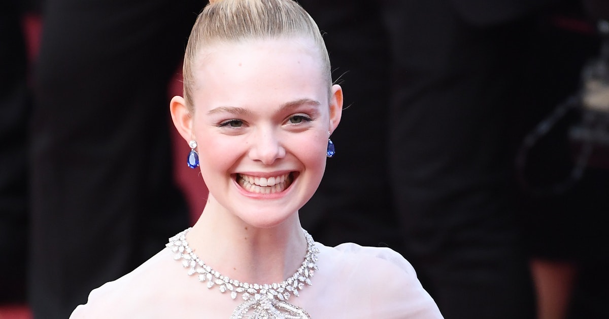 Elle Fanning’s Floral Dress Made For The Ultimate Ethereal Style Moment