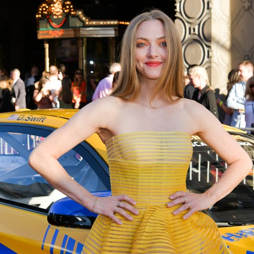 LOS ANGELES, CALIFORNIA - AUGUST 01: Amanda Seyfried attends the premiere of 20th Century Fox's "The...