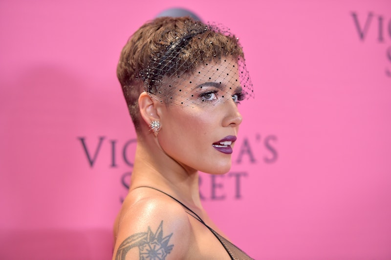 NEW YORK, NY - NOVEMBER 08:  Halsey attends the Victoria's Secret Fashion Show at Pier 94 on Novembe...