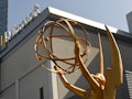 LOS ANGELES, CA - SEPTEMBER 13: An Emmy statue is placed at the entrance of the gold carpet at the e...