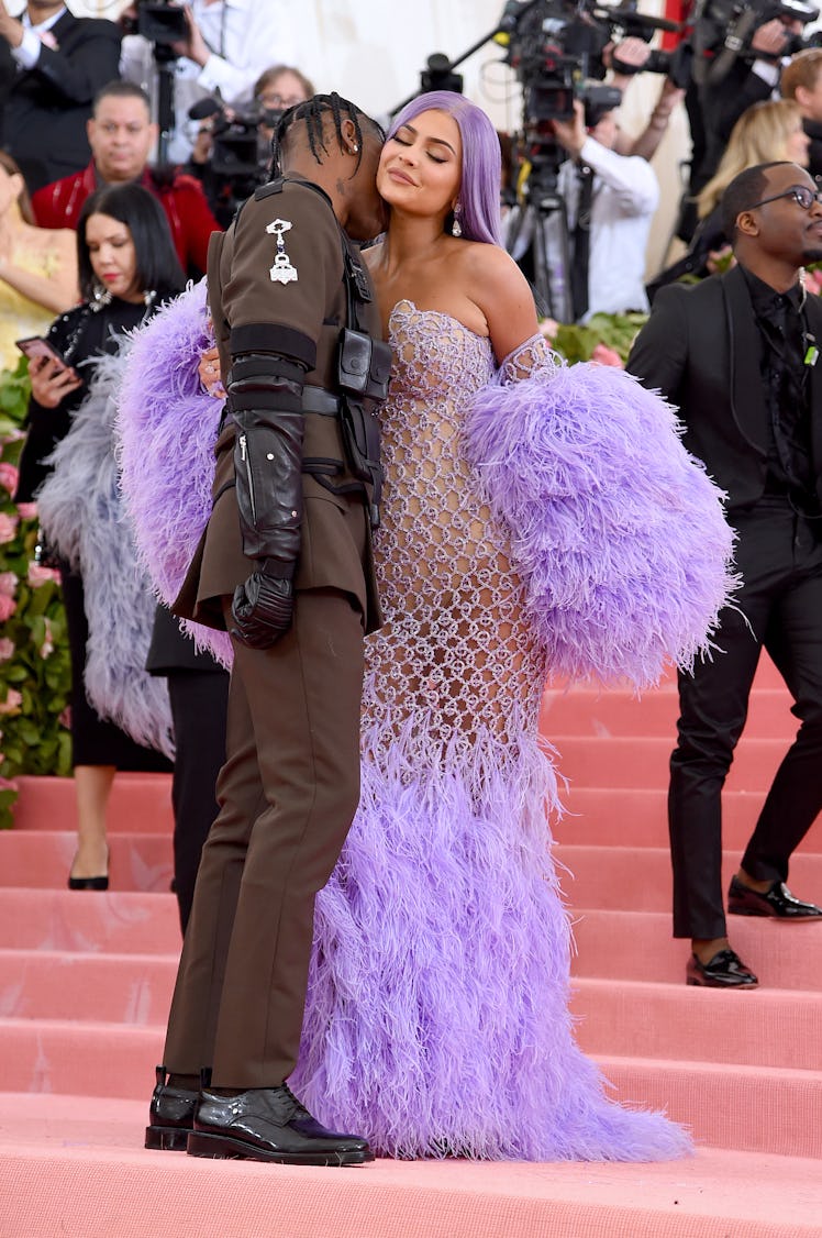 NEW YORK, NEW YORK - MAY 06: Travis Scott and Kylie Jenner attend The 2019 Met Gala Celebrating Camp...