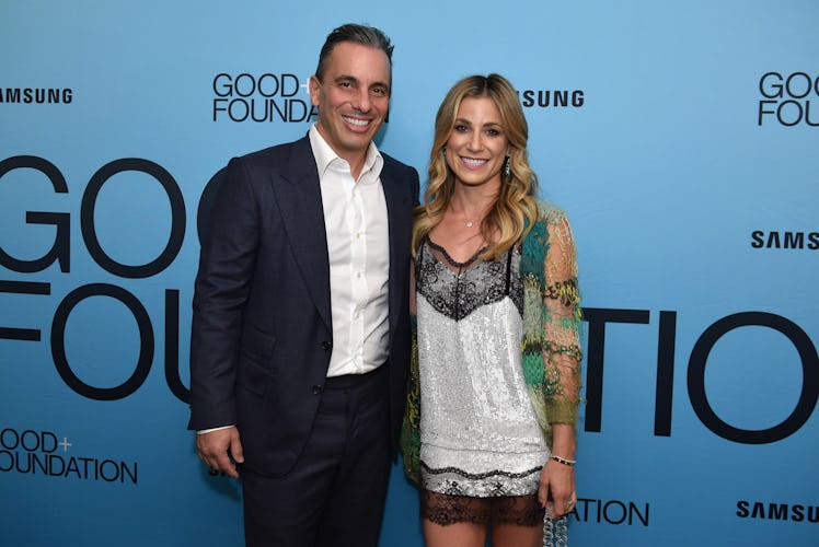 NEW YORK, NY - SEPTEMBER 12:  Sebastian Maniscalco (L) and Lana Gomez attend the 2018 GOOD+ Foundati...