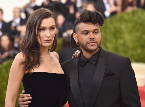 NEW YORK, NY - MAY 02: Bella Hadid and The Weeknd attend the "Manus x Machina: Fashion In An Age Of...