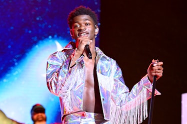 NEW YORK, NEW YORK - JULY 25: Lil Nas X performs on stage during Internet Live By BuzzFeed at Webste...