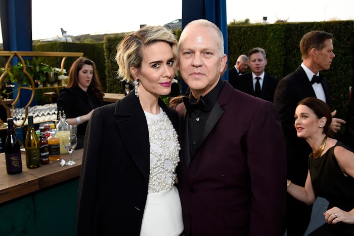 SANTA MONICA, CA - DECEMBER 11: Actress Sarah Paulson (L) and producer Ryan Murphy attend The 22nd ...