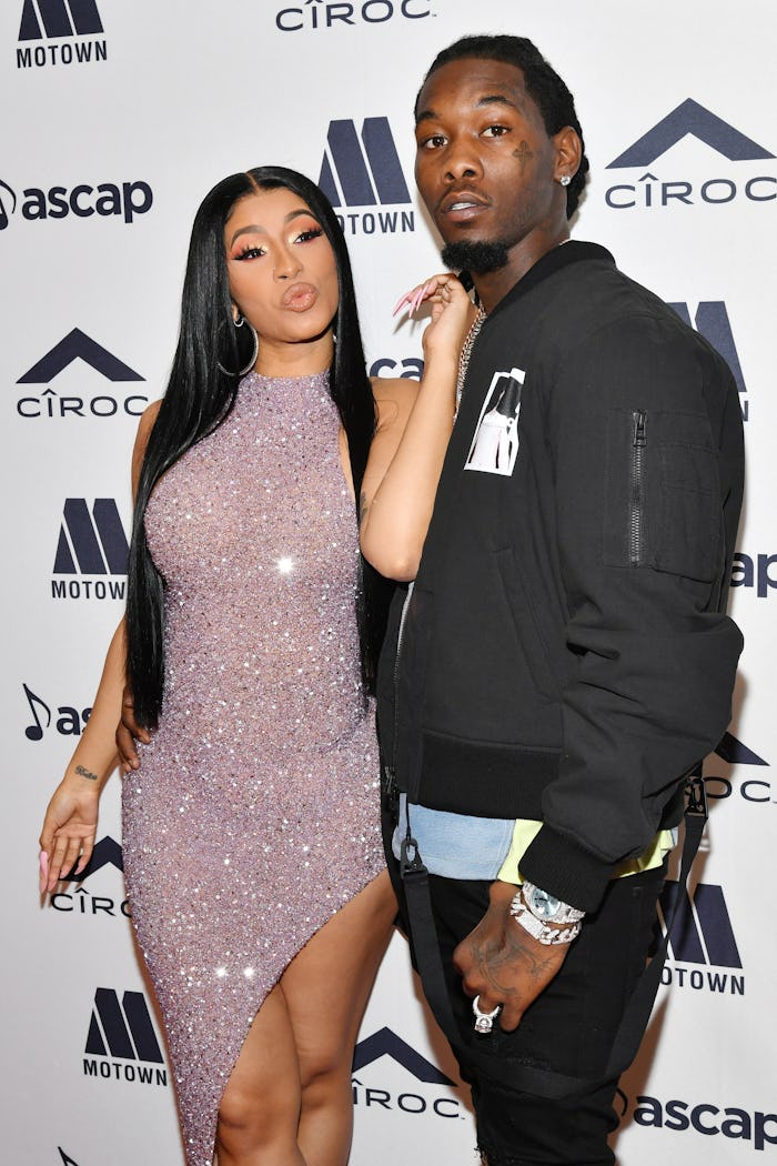 BEVERLY HILLS, CALIFORNIA - JUNE 20: Cardi B and Offset attend 2019 ASCAP Rhythm & Soul Music Awards...