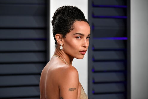 Zoe Kravitz's nail art design
