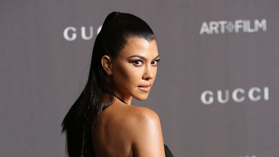 Kourtney Kardashian S Long Blonde Hair Is A Look She S Never Done