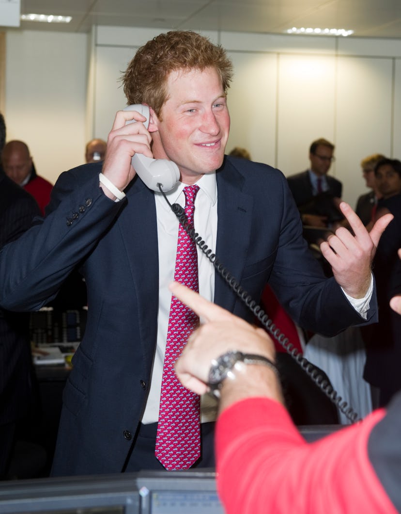 Prince Harry got cheeky during a fundraiser.