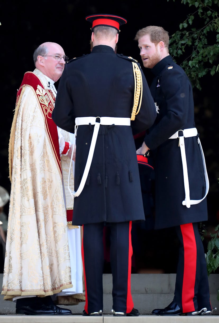 Prince Harry appeared calm on his wedding day.