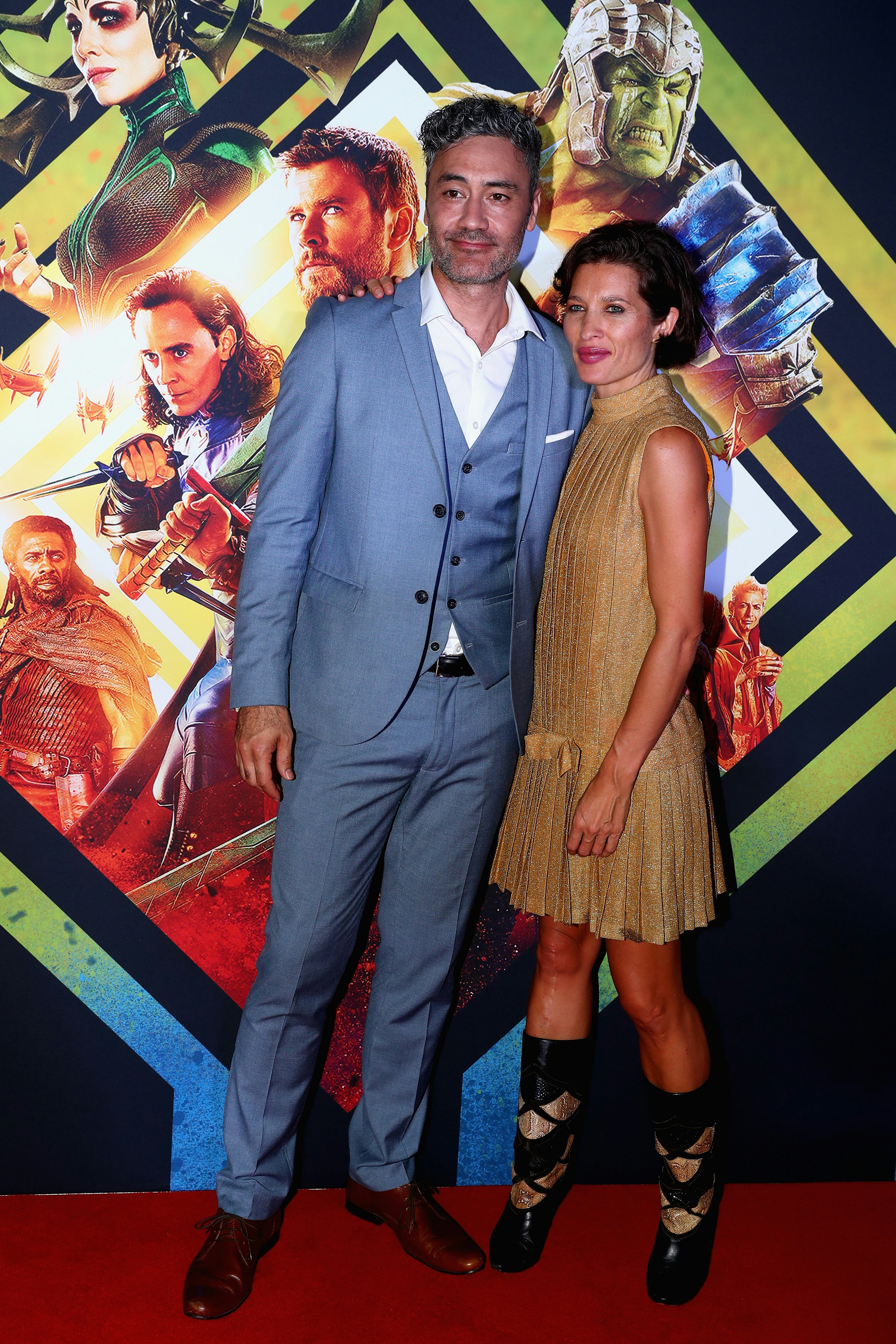 Taika Waititi S Wife Chelsea Winstanley Could Win A Golden Globe This Year