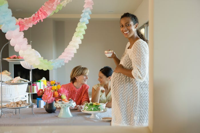 women at a baby shower