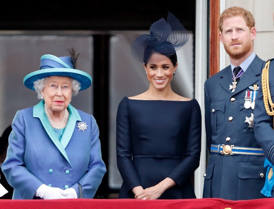 In a rare statement, Queen Elizabeth II has said she supports Prince Harry and Meghan Markle's "desi...