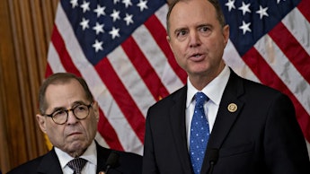 New York Rep. Jerry Nadler (left) and California Rep. Adam Schiff (right), two likely choices to joi...
