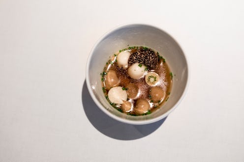 A mushroom soup. MSG is found in many foods, but faulty science (and xenophobic thinking) has led ma...