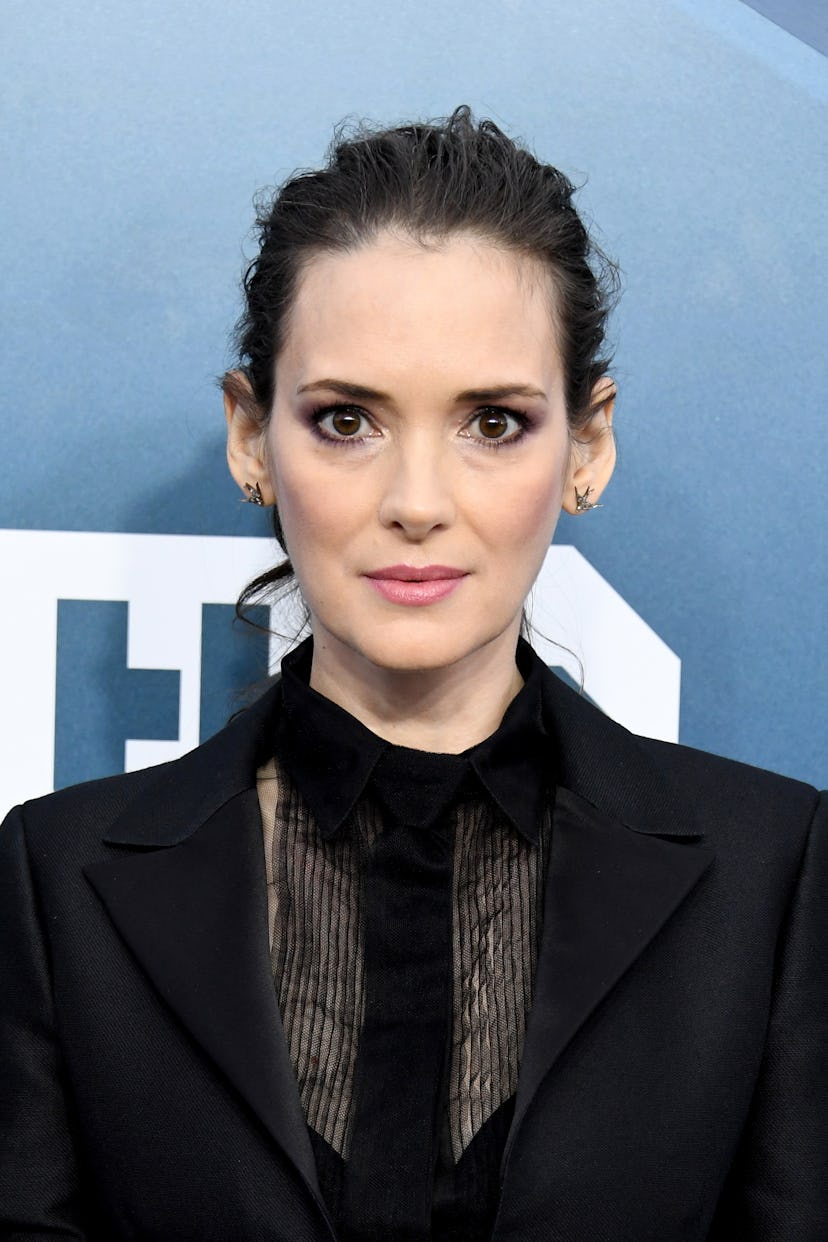 Winona Ryder was one of the top 2020 SAG Awards beauty looks of the night