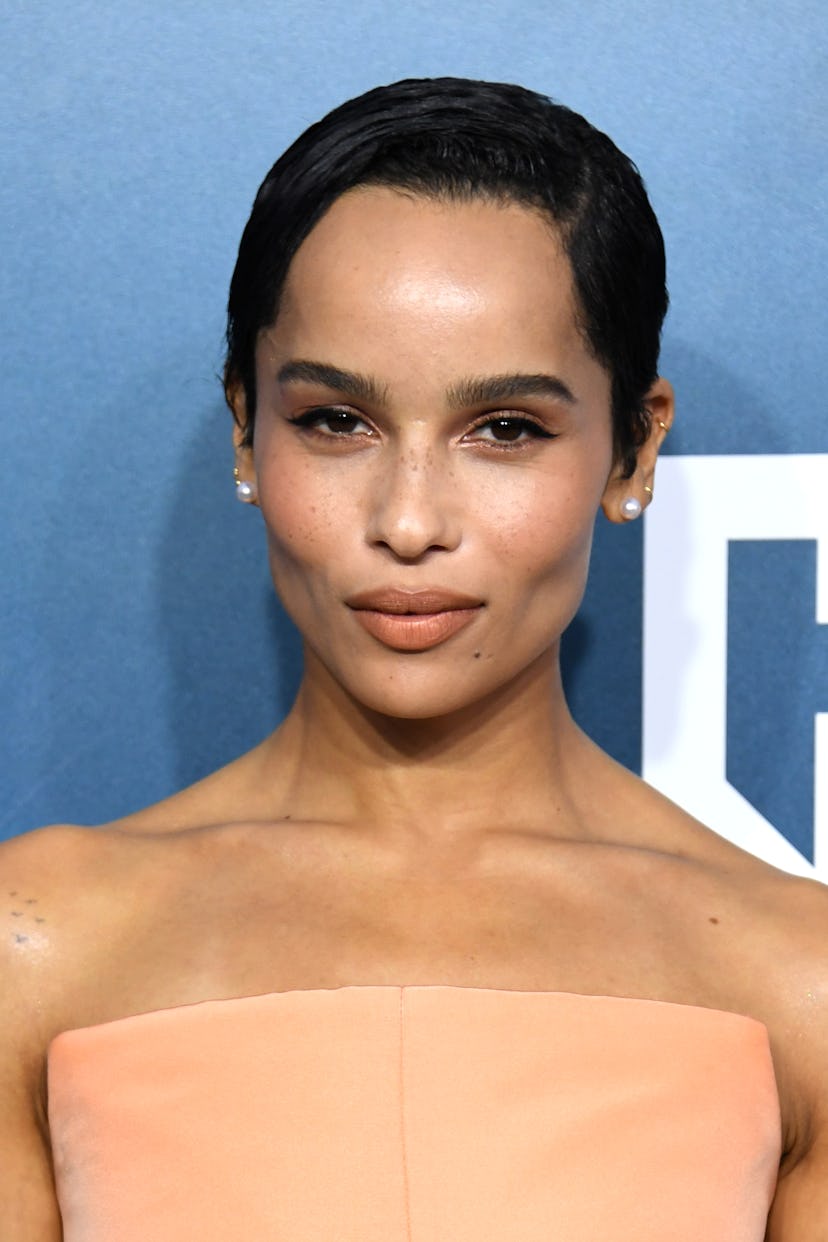 Zoe Kravitz was one of the top 2020 SAG Awards beauty looks of the night