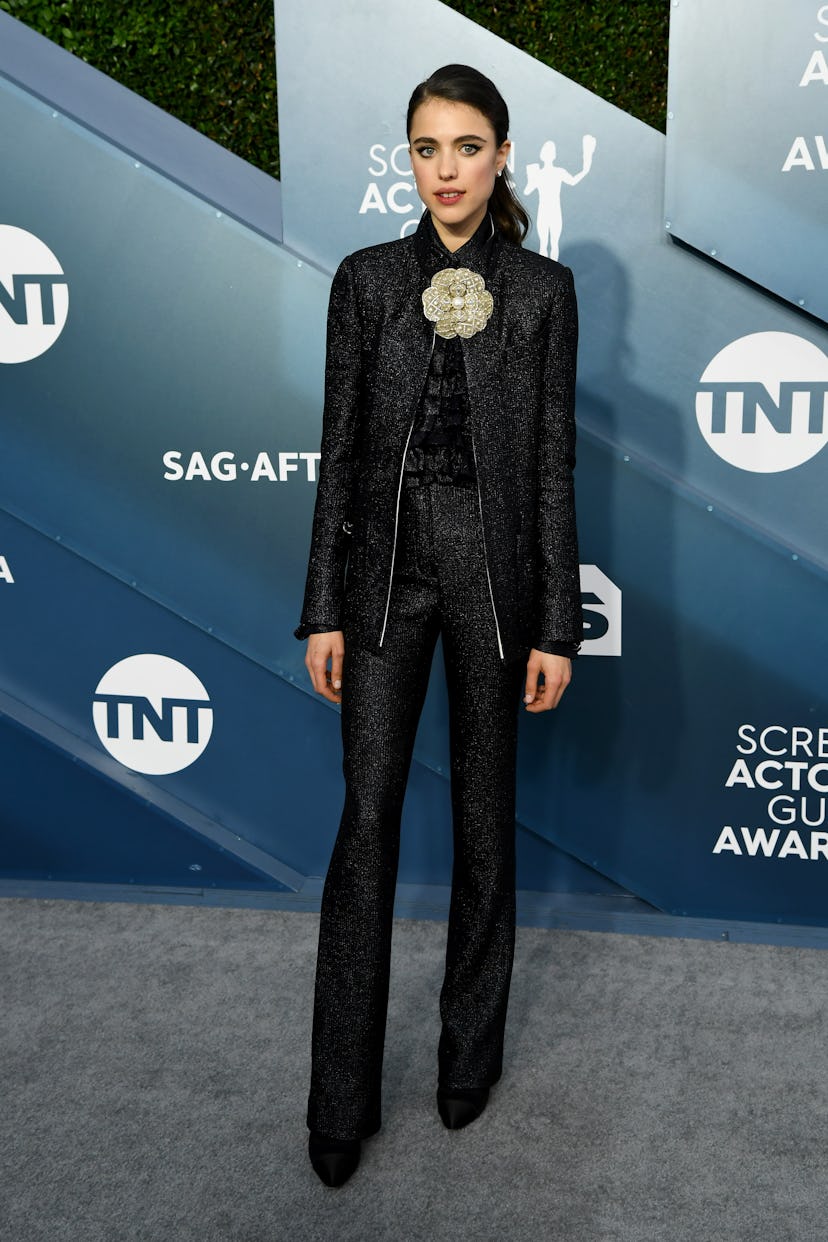 Margaret Qualley wore pants to the 2020 SAG Awards