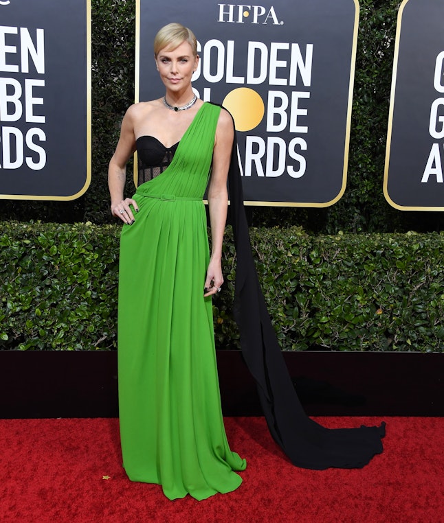Charlize Theron's 2020 SAG Awards Hairdo Included A ...