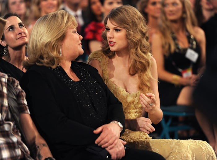 Taylor Swift shared her mother's brain cancer diagnosis. 