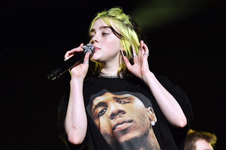 Billie Eilish performs live.