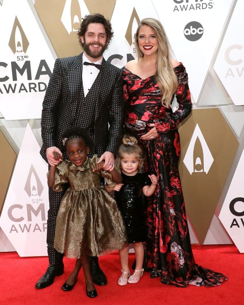 Thomas Rhett brought his wife and two daughters with him as his date to the 2019 CMA Awards.