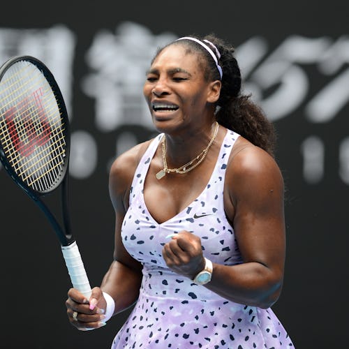 Serena Williams' nails at the Australian Open are the most playful celebrity take on a french manicu...