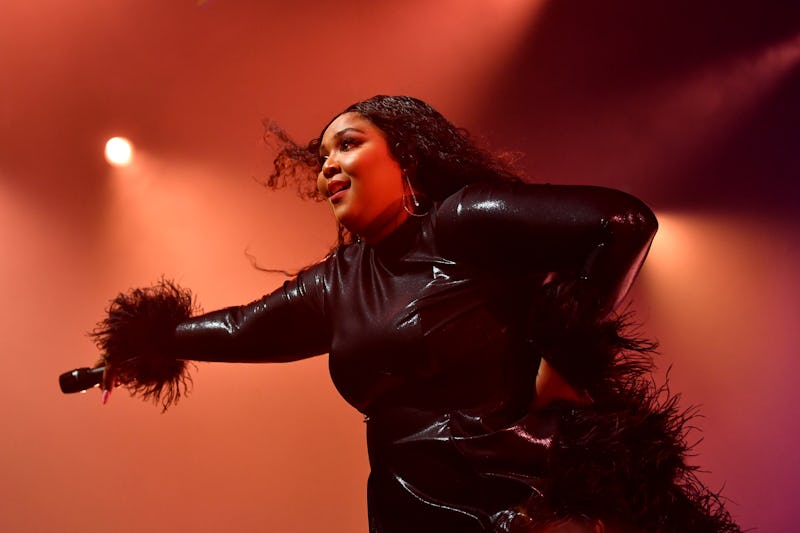 Lizzo performing