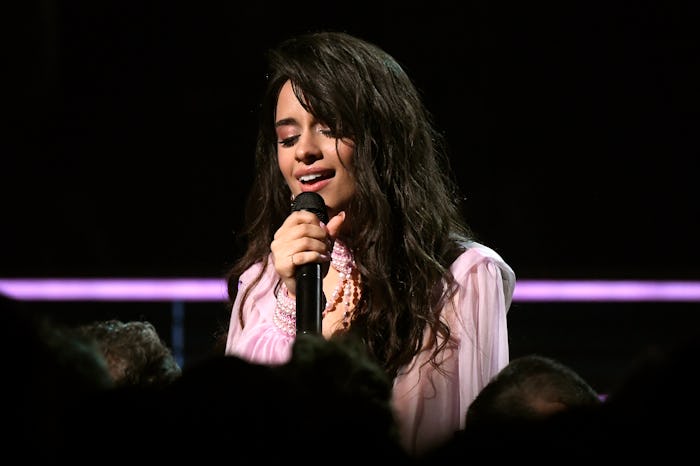 Camila Cabello sang to her dad at the Grammys.