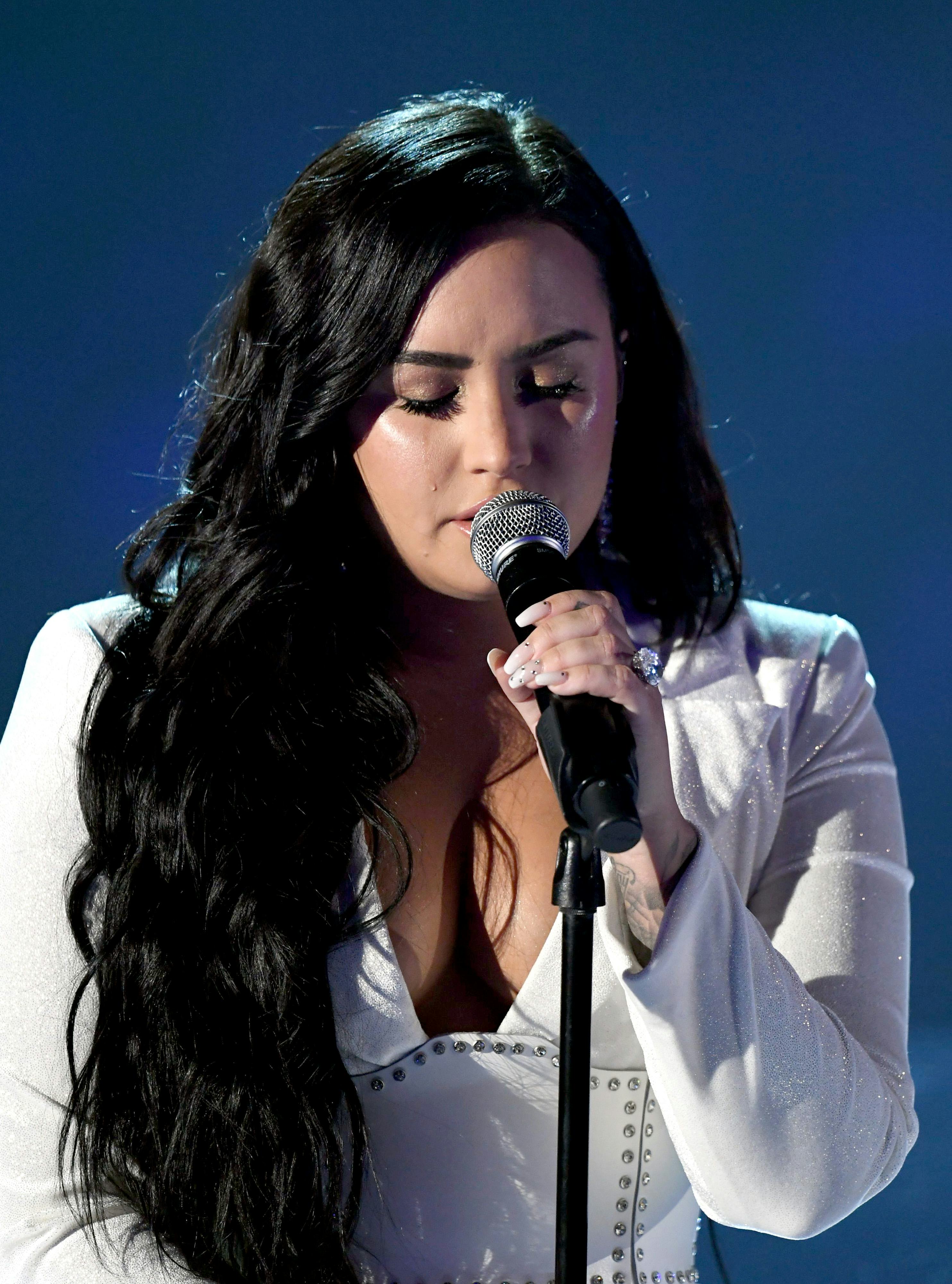 Demi Lovato's 2020 Grammys Dress Shined As Bright As Her Emotional ...