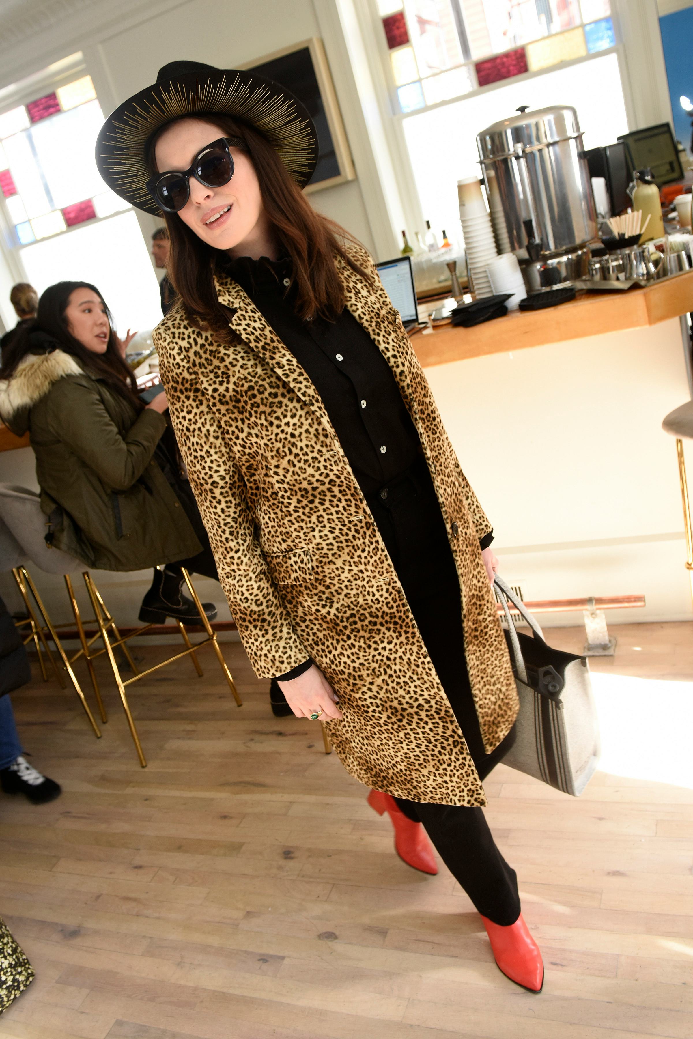 I am gia stefani leopard outlet coat