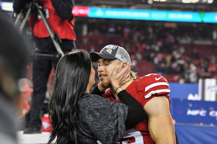 George Kittle is married to his college sweetheart.