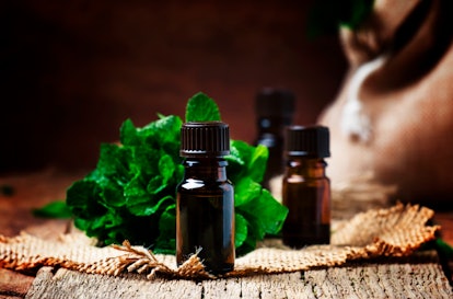 Essential oils smell great, but can a drop of peppermint oil in the toilet help you poop?