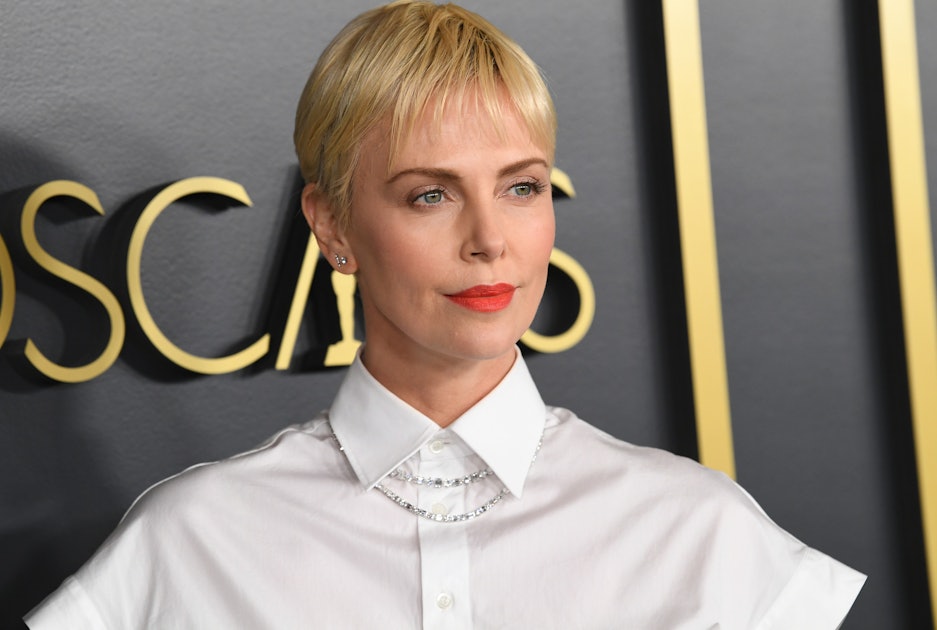 Charlize Theron Wears Custom Louis Vuitton Headband — Exclusive Interview