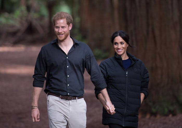 Meghan Markle and Prince Harry helped hikers trying to get a good picture in Canada.