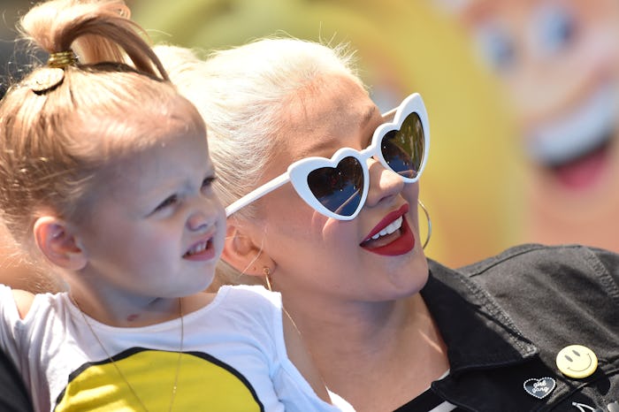 Christina Aguilera's 5-year-old daughter, Summer, met Mulan just 21 years after the singer recorded ...