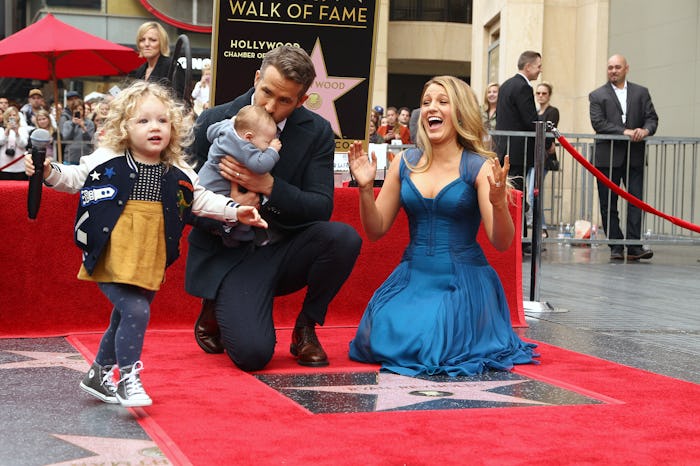Blake Lively, Ryan Reynolds, and their two older daughters. During an appearance on 'The Tonight Sho...