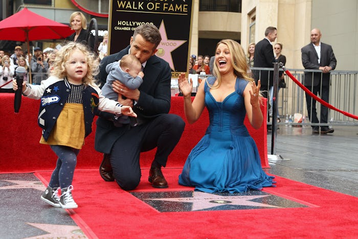Blake Lively, Ryan Reynolds, and their two older daughters. During an appearance on 'The Tonight Sho...