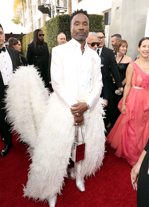 Billy Porter's 2020 Golden Globes outfit was a featured tuxedo. 