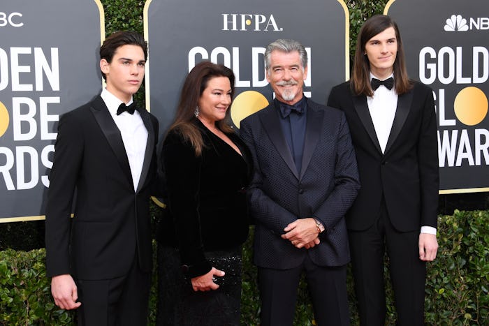 Pierce Brosnan’s sons are the new Golden Globes ambassadors.