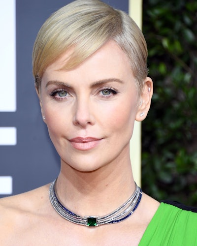 Virtue's new Healing Oil on Charlize Theron