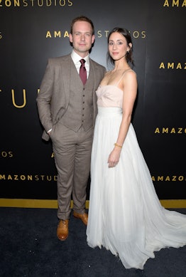 Troian Bellisario wore her wedding dress's skirt to a Golden Globes after party.