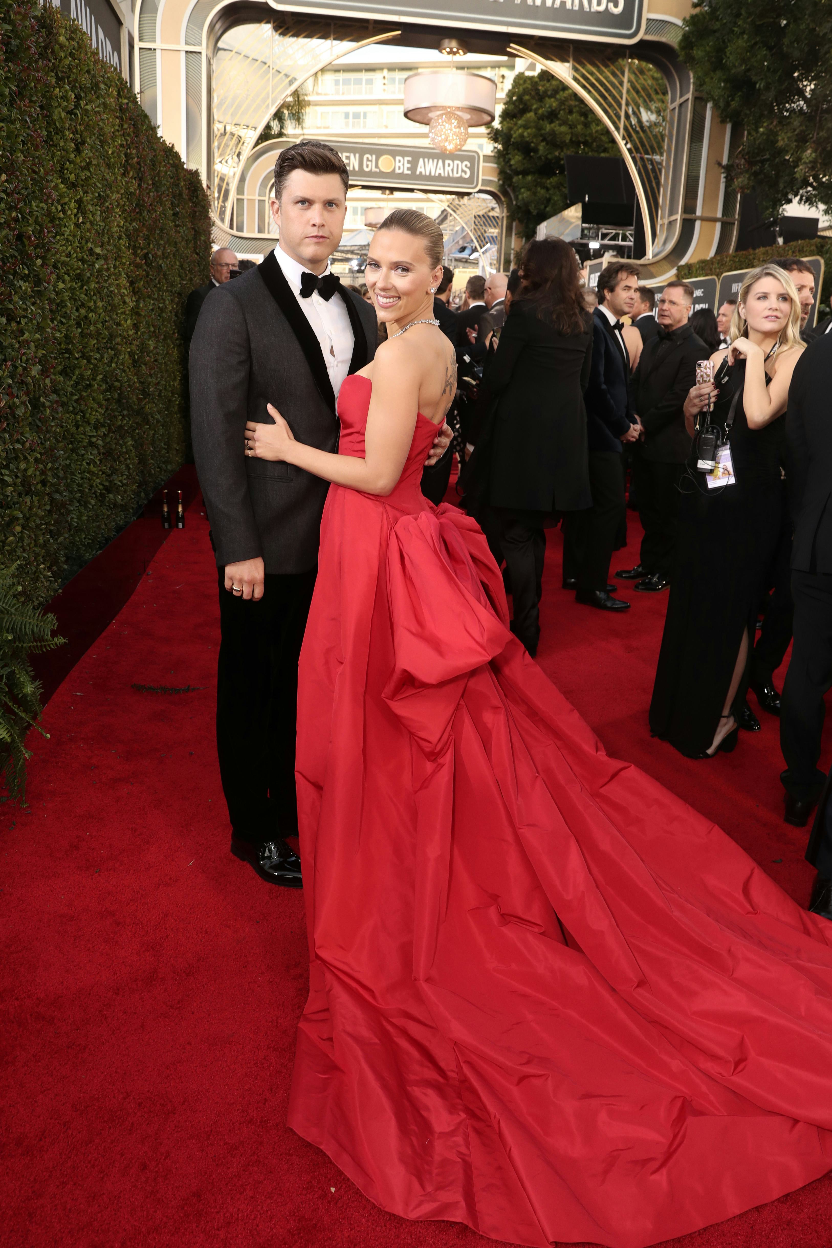 red dress golden globes