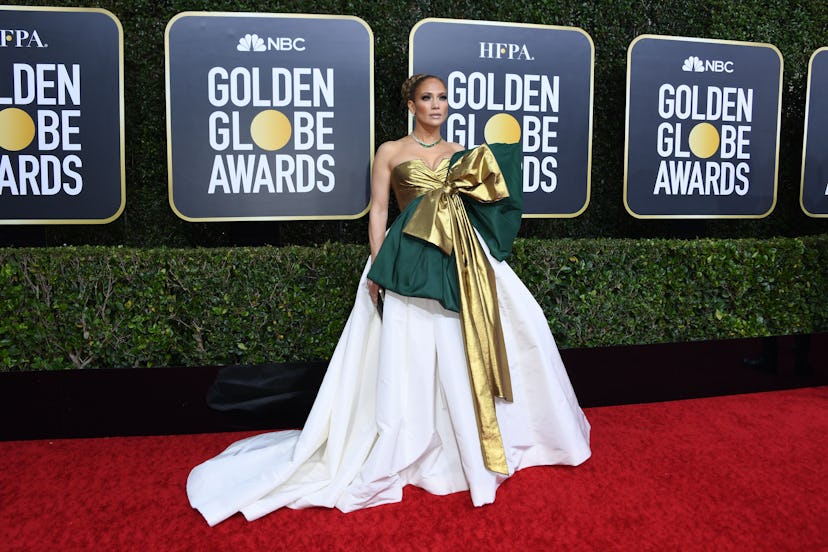 Jennifer Lopez's Golden Globes dress was major. 